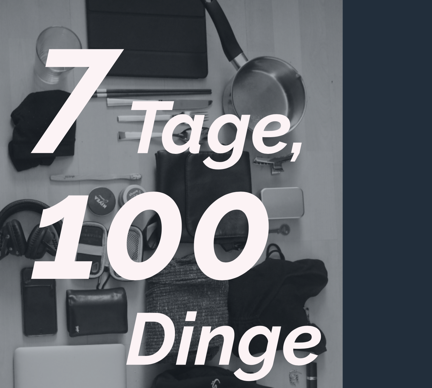 Vorschau des Zeitungsartikels über das Selbstexperiment zum Thema Minimalismus